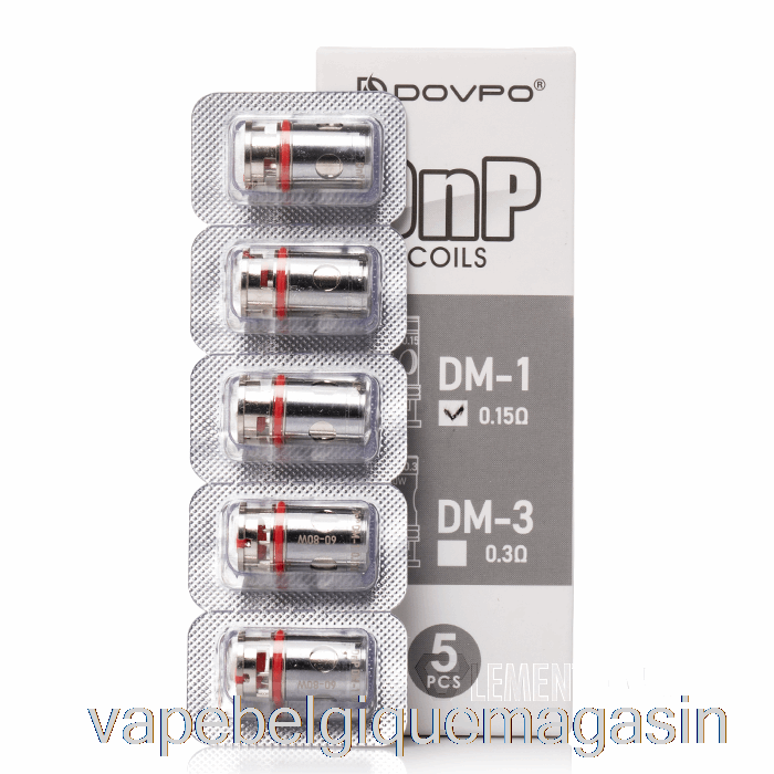Vape Jetable Dovpo Dnp Bobines De Remplacement 0.15ohm Dnp Dm-1 Bobines